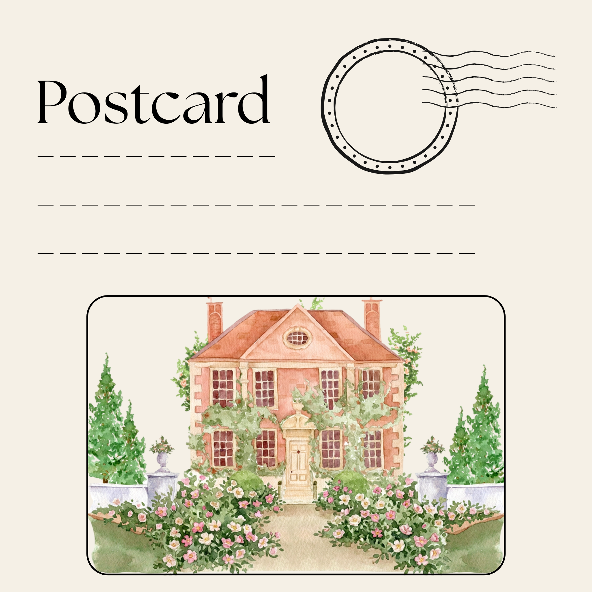 Letters from Raven Rose Manor – monthly postcard included with subscription