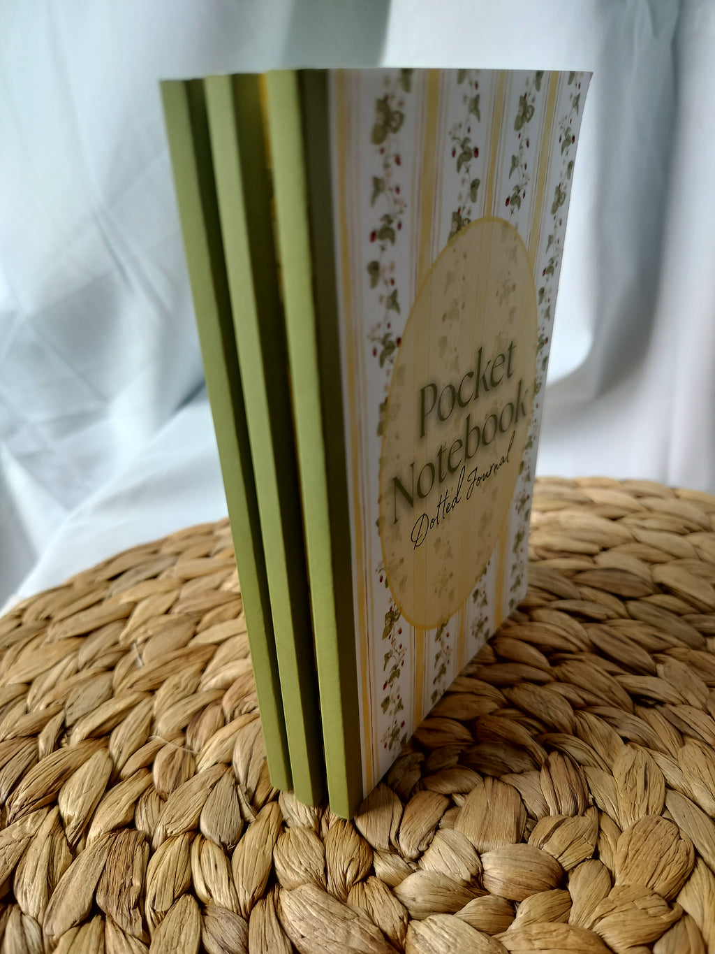 Strawberry Pocket Notebook | Lined Journal | 4x6 | 180 pages