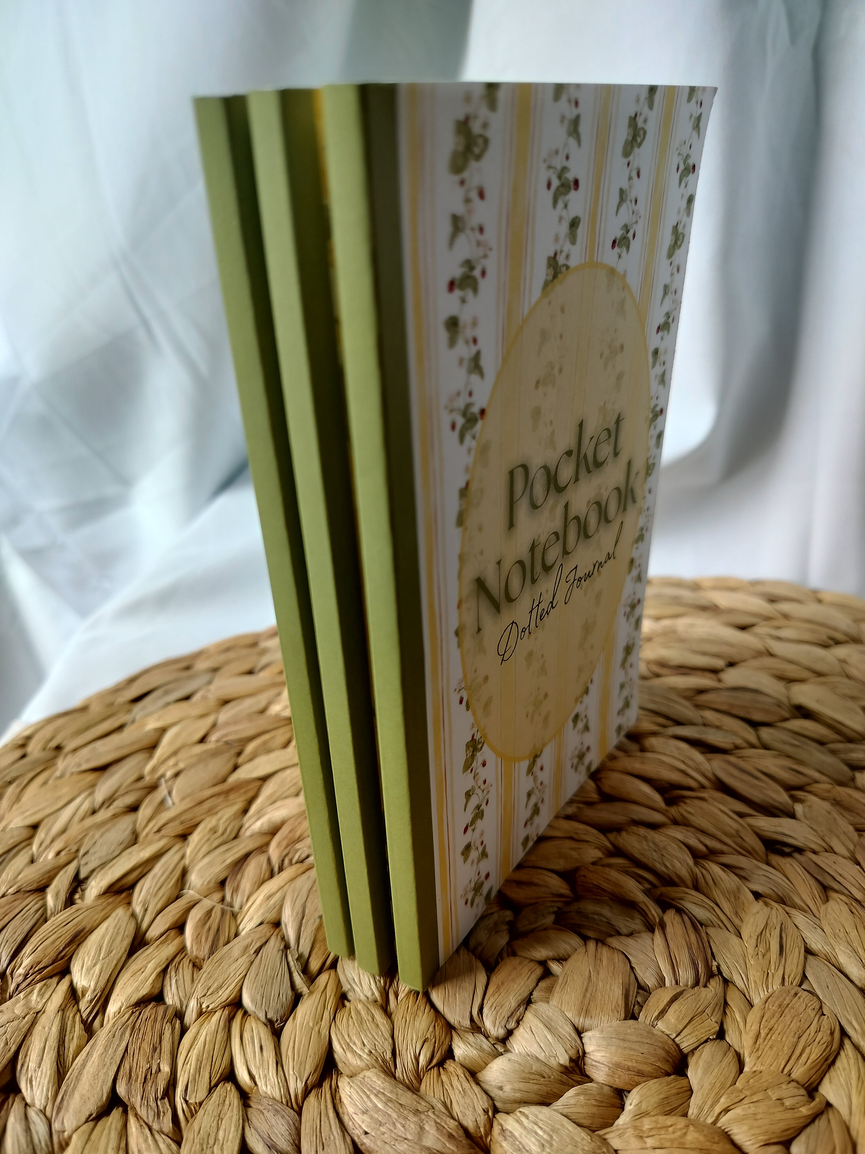 Strawberry Pocket Notebook | Lined Journal | 4x6 | 180 pages