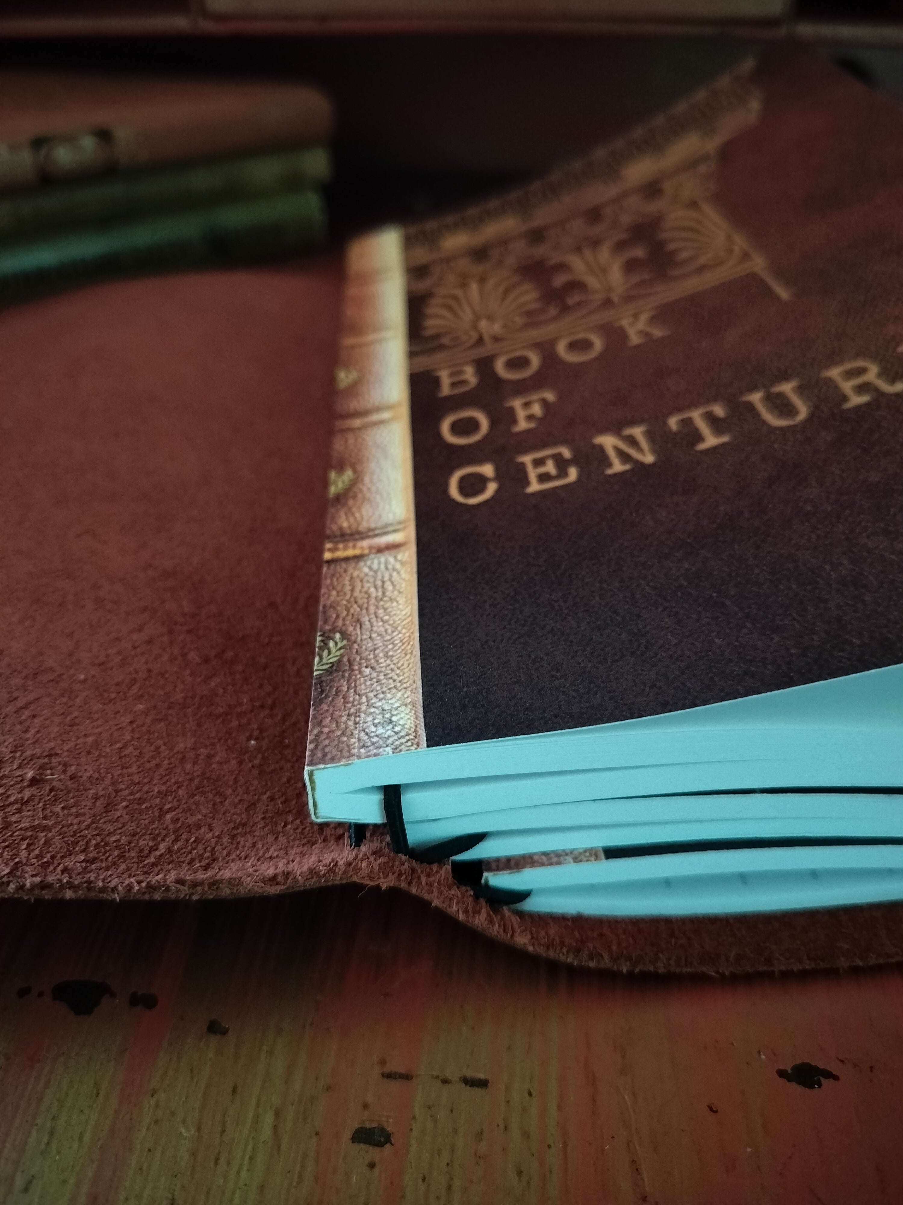 Large Leather Journal System | Designed for 5.5x8.5 Inserts | Medium Brown Leather
