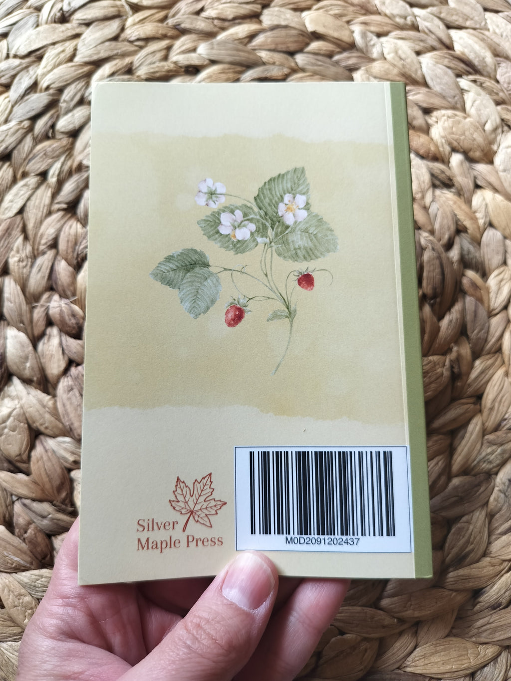 Strawberry Pocket Notebook | Lined Journal | 4x6 | 180 pages