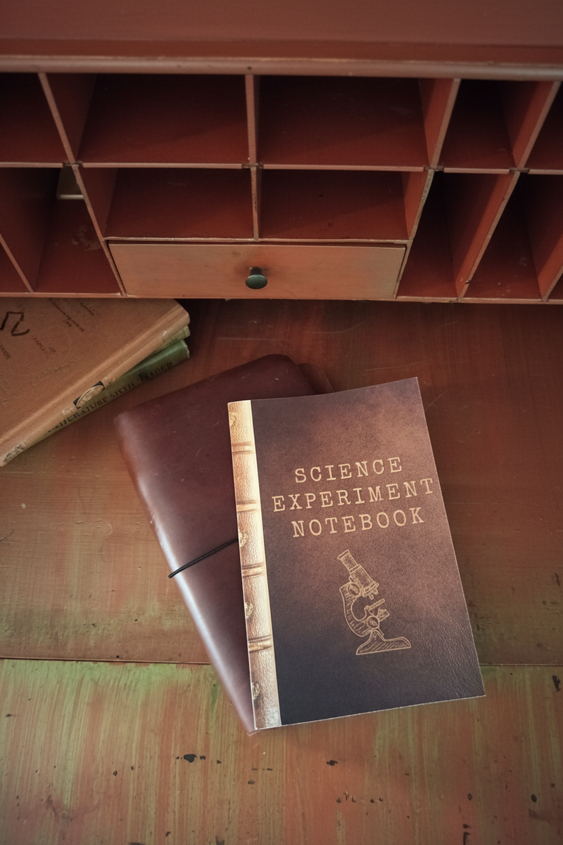 Enhanced Science Notebook Lifestyle Shot