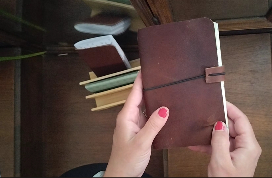 Small Leather Journal System | Designed for 4x6 Inserts | Dark Brown Leather