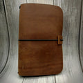 Large Leather Journal System | Designed for 5.5x8.5 Inserts | Medium Brown Leather