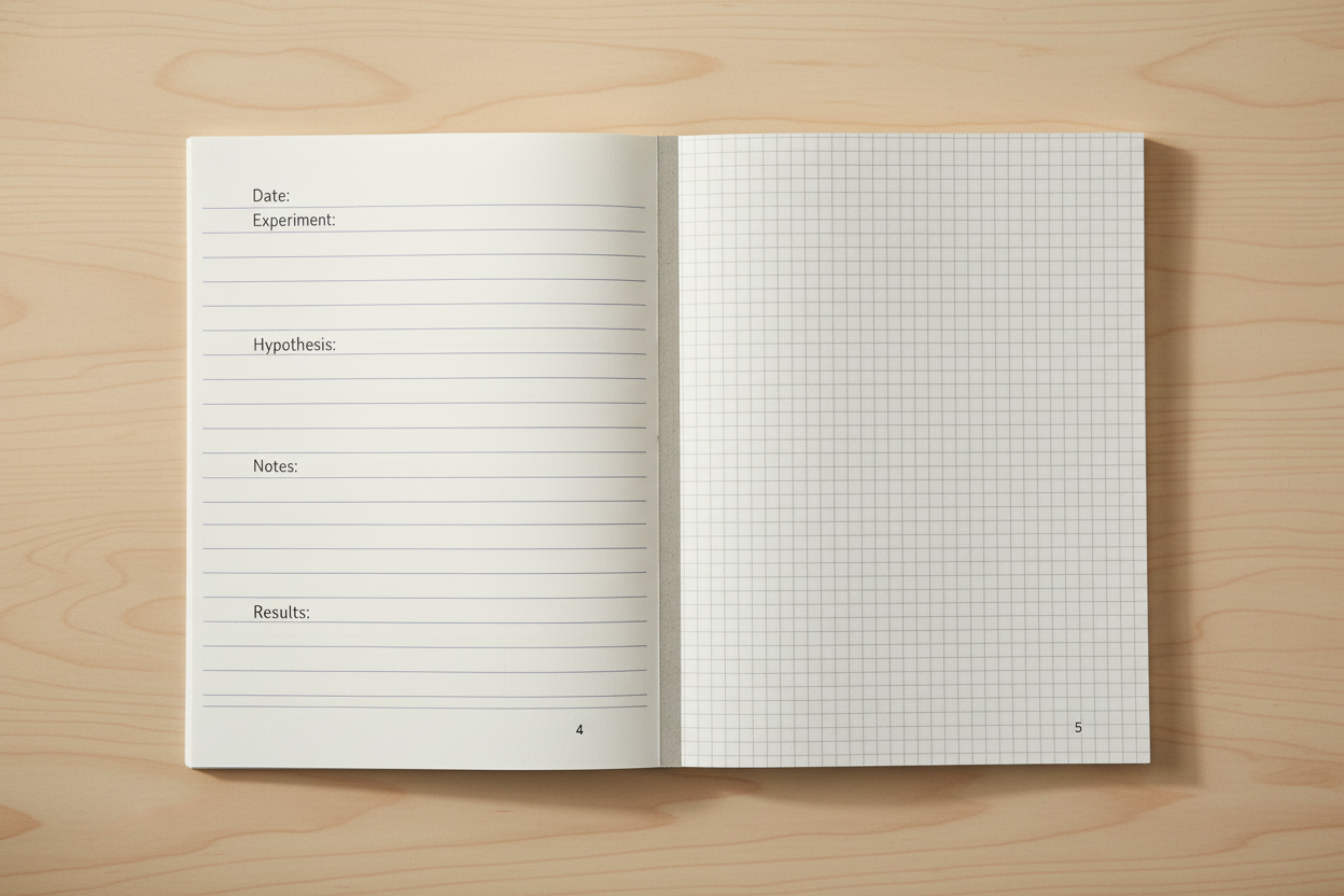 Science Experiment Notebook Spread