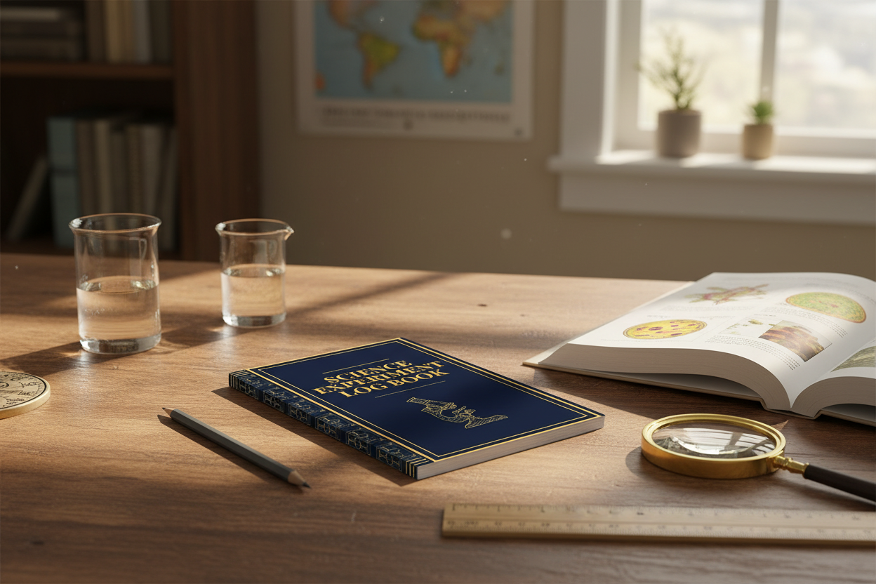 Science Notebook Homeschool Lab Setting